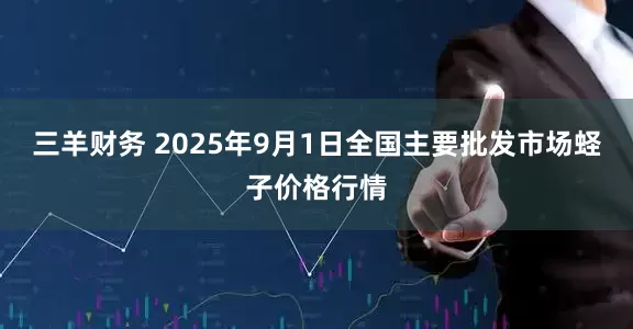三羊财务 2025年9月1日全国主要批发市场蛏子价格行情